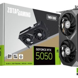 Boîte d'emballage et carte graphique ZOTAC GAMING GeForce RTX 5060 Ti 8GB Twin Edge OC