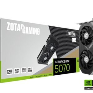 Boîte et carte graphique ZOTAC GAMING GeForce RTX 5070 12GB Twin Edge OC